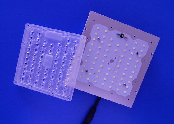 وحدة لوحة دوائر مطبوعة LED SMD 3030، تركيب إضاءة 64 LED لوحدة إضاءة الشارع LED