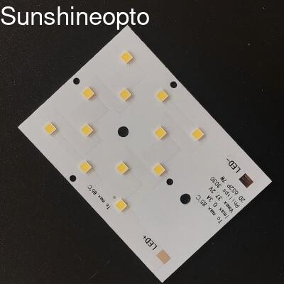 مخصص 12 في 1 SMD 3030 LED PCB Board لضوء الشارع ضوء الفيضانات الطريق السريع حديقة نفق الضوء