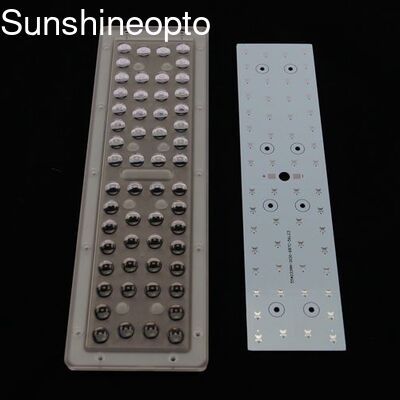 50W PC متعددة شعاع زوايا عدسة LED ميزاء مع SMD 3030 Led PCB Board للضوء