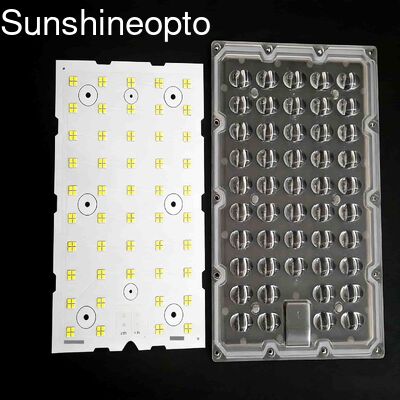 192PCS 3030 SMD LED Street Light Module مع 210x240x35mm Heatsink لتطبيقات الطاقة 150W