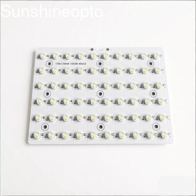 لوحة PCB LED من الألومنيوم بقدرة 60 وات مع مجموعة أدوات التحديثية لمصباح الطريق LED بعدسة الكمبيوتر الضوئية