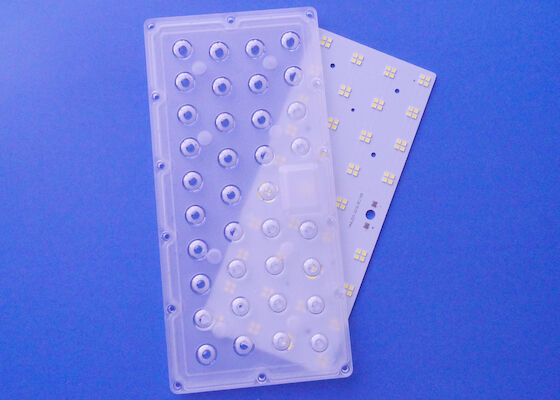 150 درجة خطية 253x120mm SMD3030 عدسة ضوء خليج عالية 100 واط