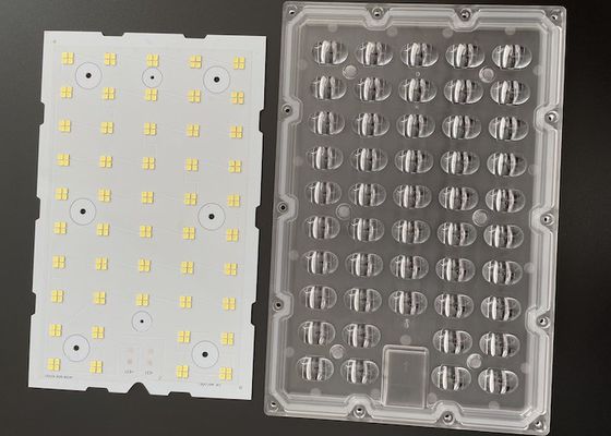 192 قطعة SMD3030 1W 6V وحدة عدسة LED TYPE2-M 48 نقطة عدسة 150LM / W