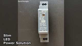 12 فولت 15 واط LED مصدر الطاقة سليم DIN السكك الحديدية